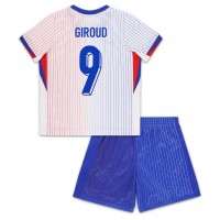 Frankrike Olivier Giroud #9 Bortatröja Barn EM 2024 Kortärmad (+ Korta byxor)